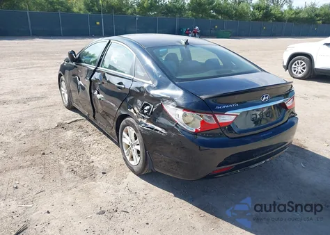 2013 Hyundai Sonata Gls from USA, damaged, VIN 5NPEB4AC5DH660995